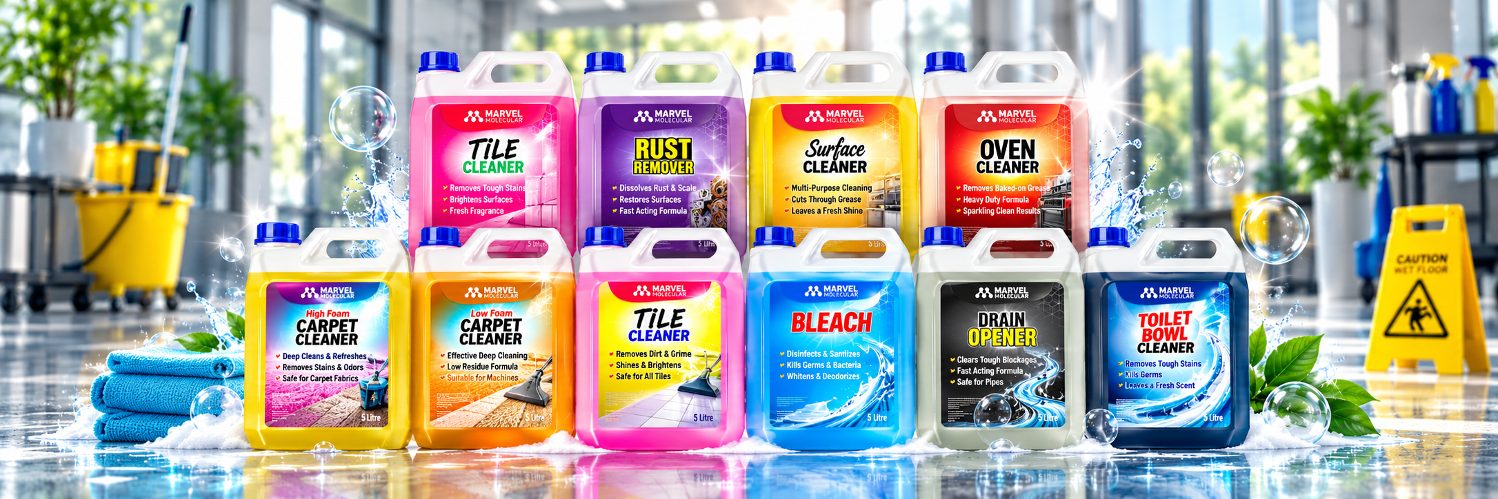 Marvel Molecular Cleaning Lineup